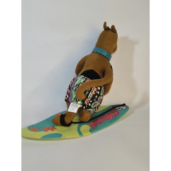 Vintage Scooby Doo Plush with Surf Board 1999 by Applause 12" Posable - Picture 6 of 9